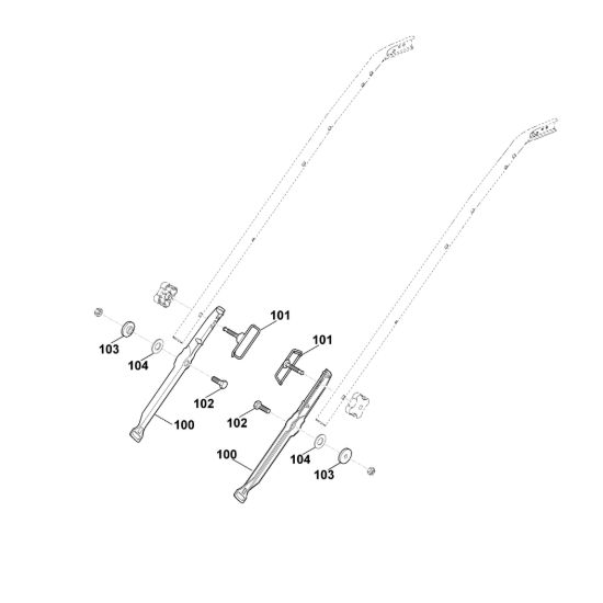 Picture of B1 - Parte inferiore manubrio MB 650.0 VS