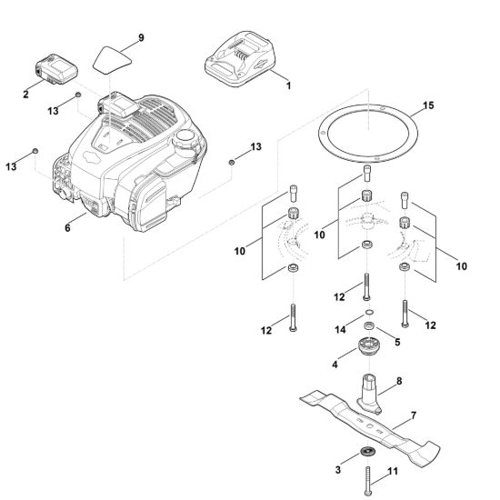 Picture of F - Motore, lama MB 650.3 VE