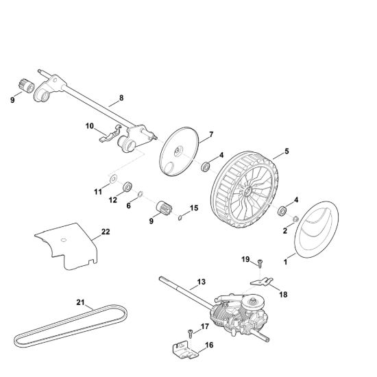 Picture of F - Asse posteriore, Trazione MB 655.0 G