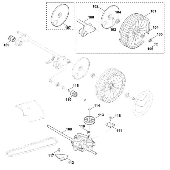 Picture of F1 - Asse posteriore, Trazione MB 655.0 G