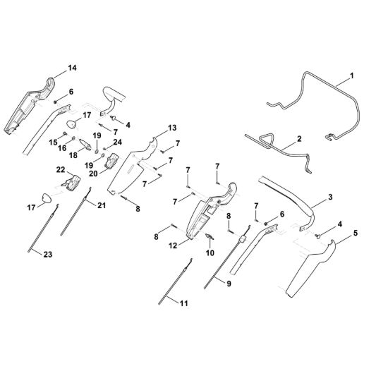 Picture of A - Parte superiore manubrio MB 655.0 GM