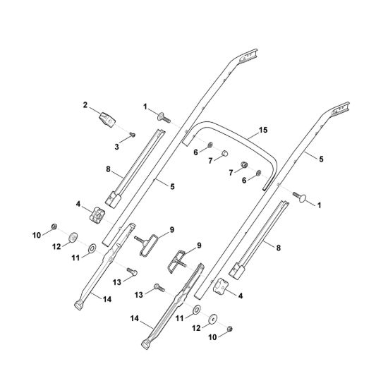 Picture of B - Parte inferiore manubrio MB 655.0 GQ