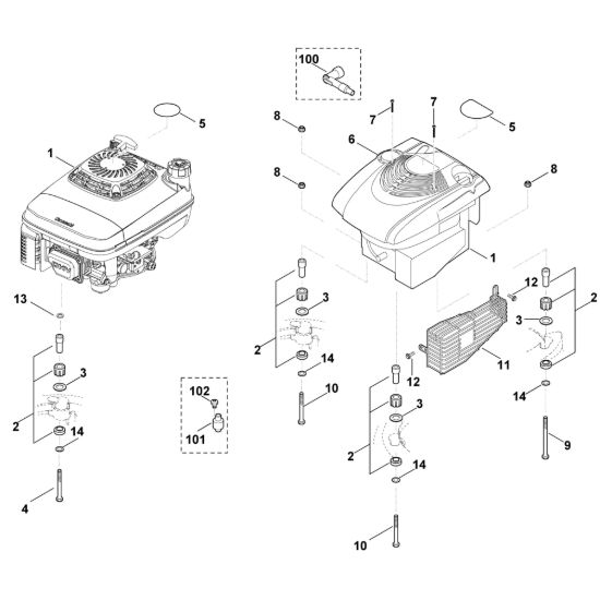 Picture of H - Motore MB 655.0 KS