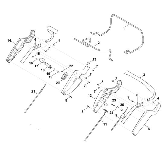 Picture of A - Parte superiore manubrio MB 655.1 G