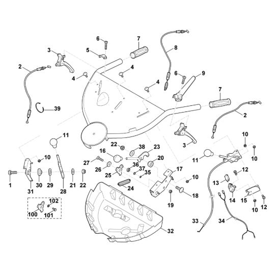 Picture of A - Elementi di comando MB 858.0