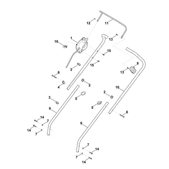 Picture of A - Manubrio ME 235.0