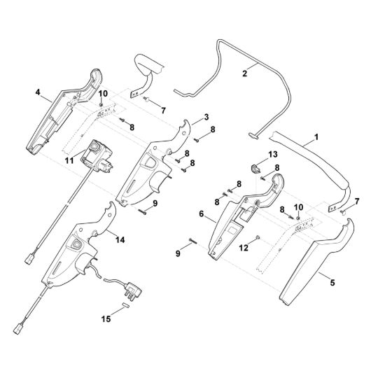 Picture of A - Parte superiore manubrio ME 545.0