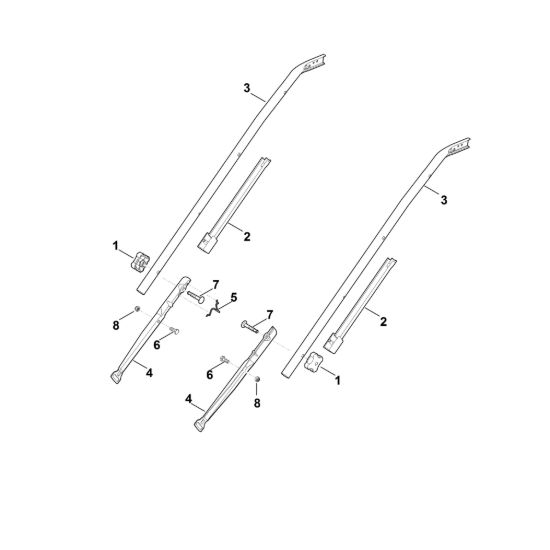 Picture of B - Parte inferiore manubrio ME 545.0