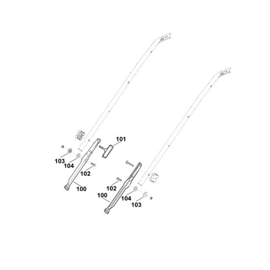 Picture of B1 - Parte inferiore manubrio ME 545.0 C