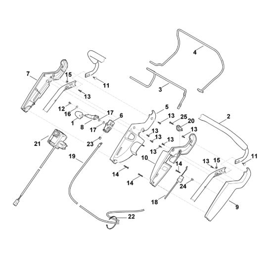 Picture of A - Parte superiore manubrio ME 545.0 V