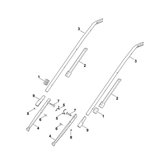 Picture of B - Parte inferiore manubrio ME 545.0 V