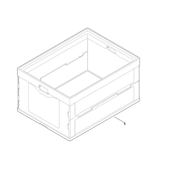 Picture of A - Cesto pieghevole ABO 600