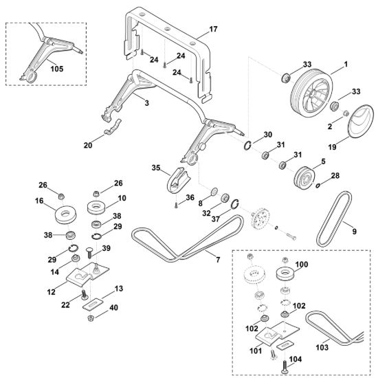Picture of E - Asse posteriore, Trazione LB 540.1