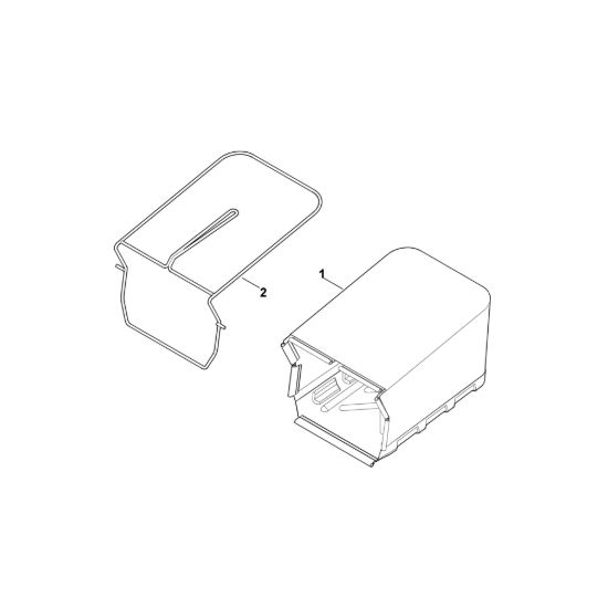 Picture of A - Cesto raccolta erba AFK 050