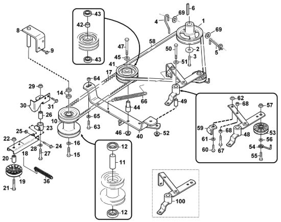 Picture of L - Azionamento apparato di taglio MF 460