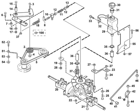 Picture of L - Gruppo conico e differenziale MF 860