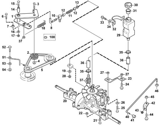 Picture of L - Gruppo conico e differenziale MF 880