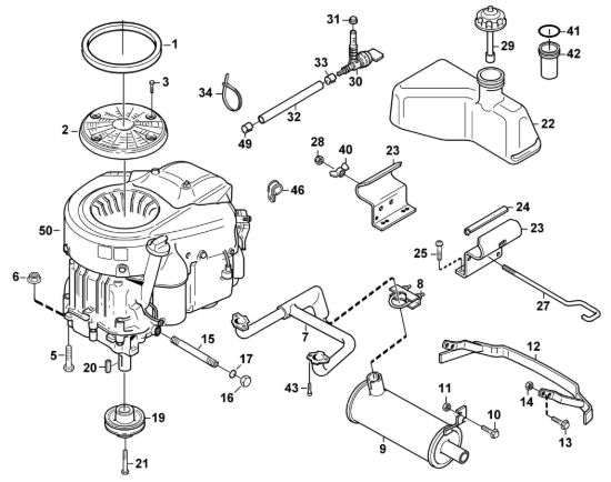Picture of L - Motore MF 890 PRO