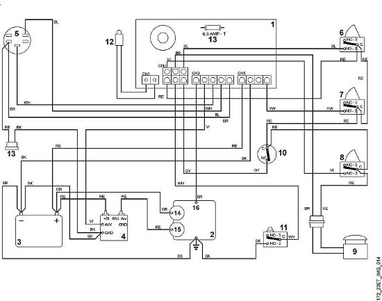 M - Schema elettrico MR MR 340 della marca Viking