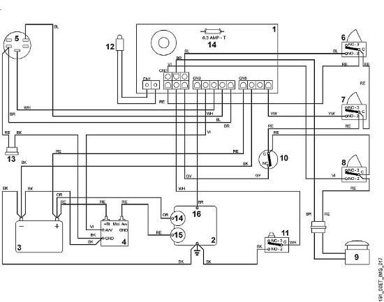 L - Schema elettrico MR MR 380 della marca Viking