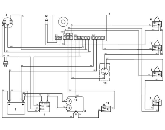 Picture of O1 - Schema elettrico MR 385