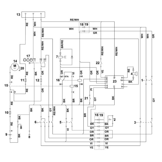 Picture of O - Schema elettrico MR 4082.1