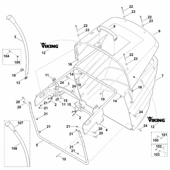 Picture of P - Cesto raccolta erba MT 5097.0 C