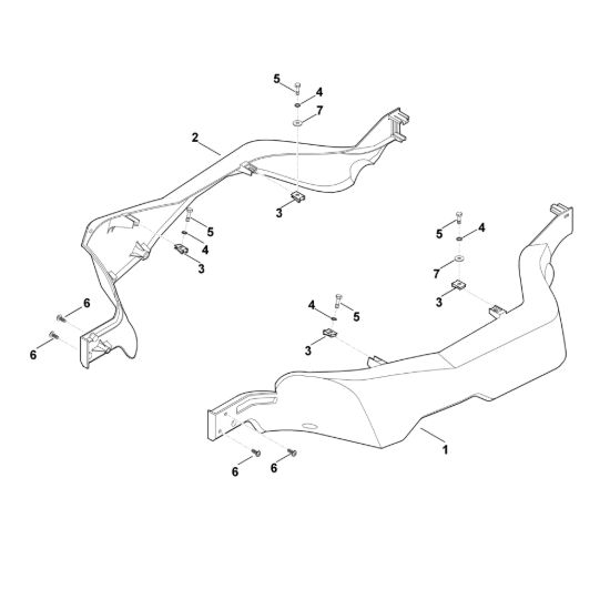 Picture of D - Copertura di protezione apparato di taglio MT 5097.0 G