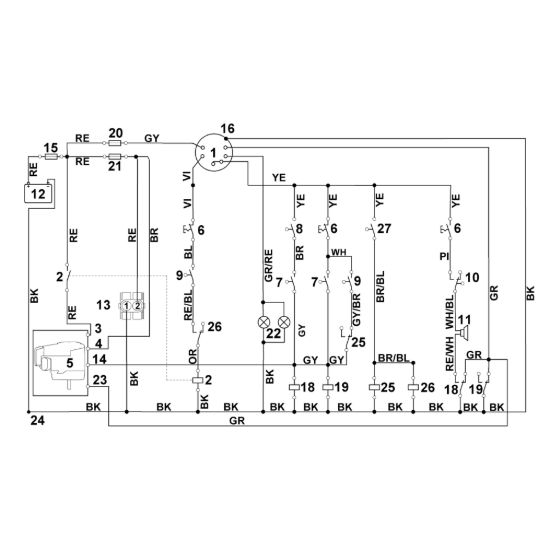 Picture of S - Schema elettrico MT 5097.0 G