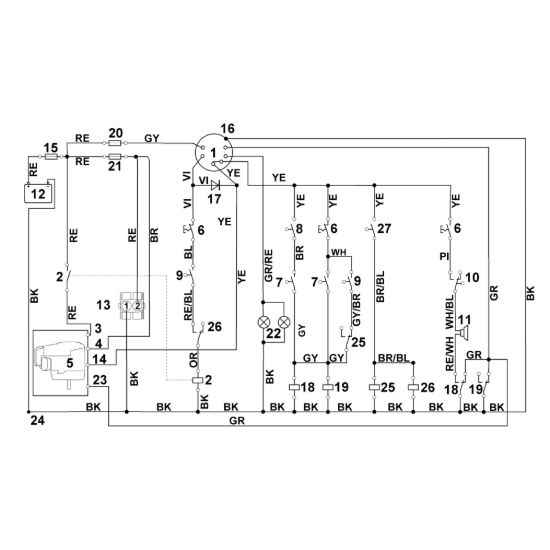 Picture of S1 - Schema elettrico MT 5097.0 G