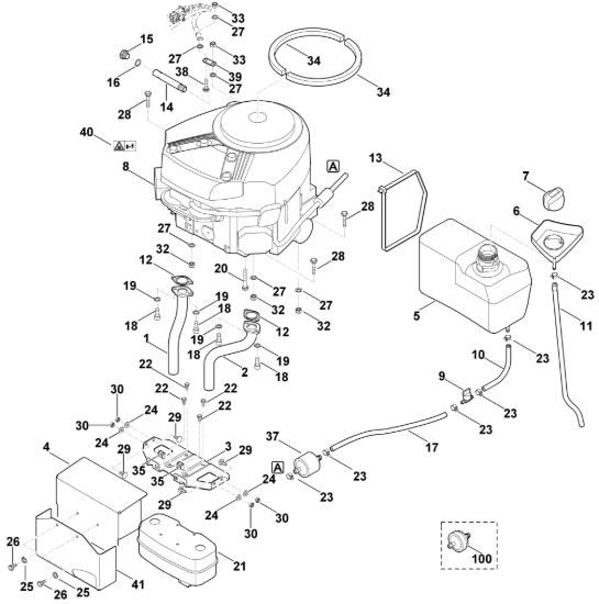Picture of I - Motore, serbatoio MT 5097.0 Z
