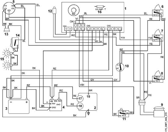 M - Schema elettrico MT MT 540 della marca Viking