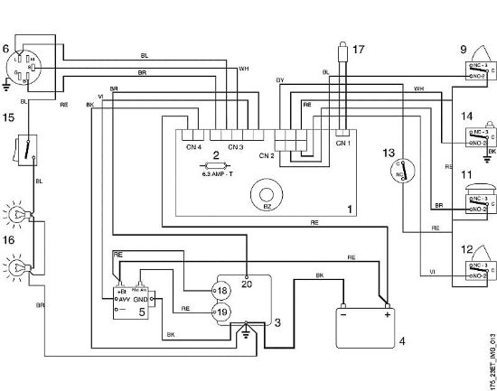 M1 - Schema elettrico MT MT 540 della marca Viking