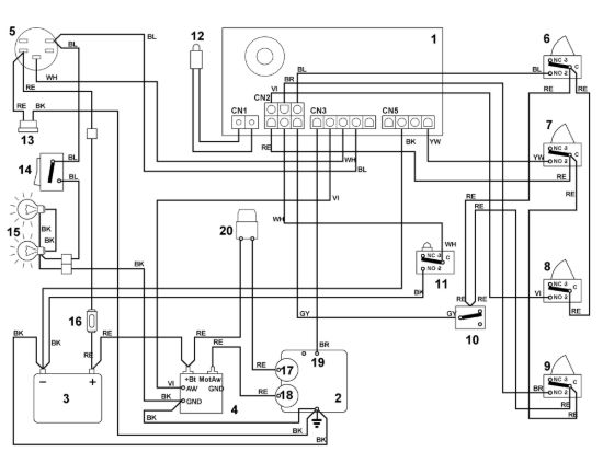 Picture of M - Schema elettrico MT 545