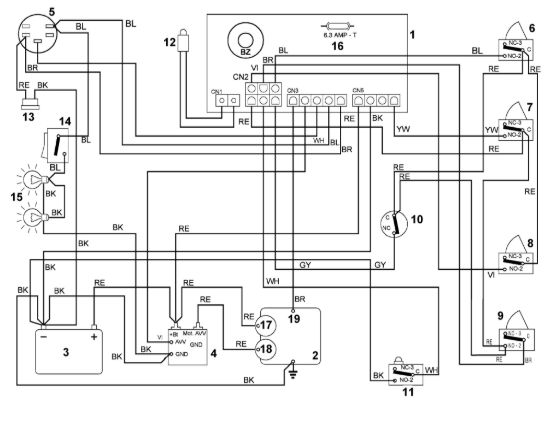 Picture of M1 - Schema elettrico MT 545