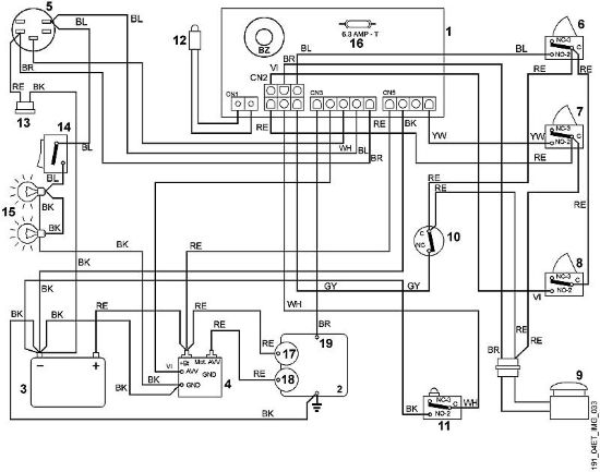 M2 - Schema elettrico MT MT 545 della marca Viking