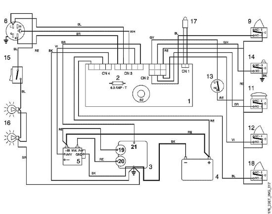 M1 - Schema elettrico MT MT 580 della marca Viking