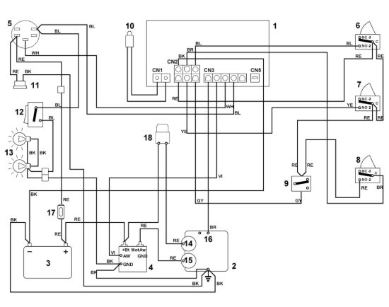 Picture of K - Schema elettrico MT 585 L