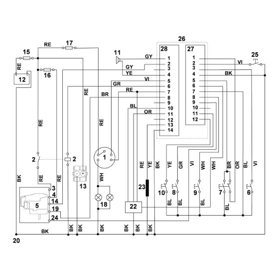 Picture of S - Schema elettrico MT 6112.0 K