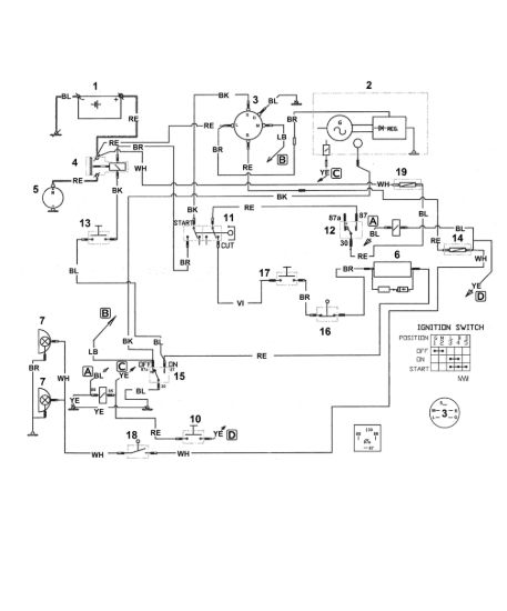 Picture of R - Schema elettrico MT 640 (1997)