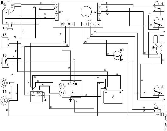 N - Schema elettrico MT MT 740 della marca Viking