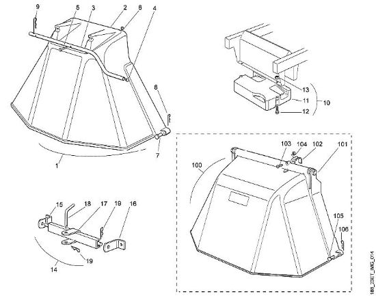 M - Parti accessorie MT MT 740 (1999, 2000) della marca Viking