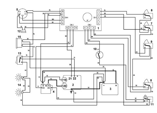 Picture of N1 - Schema elettrico MT 745