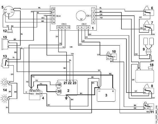 P - Schema elettrico -2 MT MT 780 della marca Viking