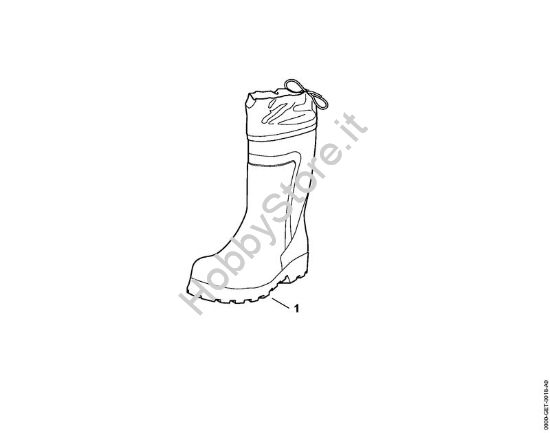 Stivali in gomma per motosega FUNCTION Stringhe MS-Stivali in gomma FUNCTION SZ 39 orange della marca STIHL