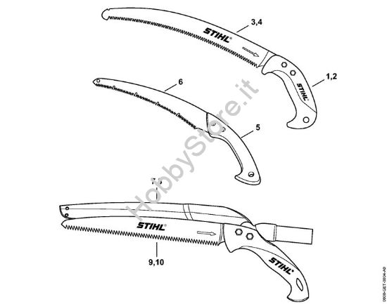 Sega per rami Strumenti manuali Sega per rami PR 27 C della marca STIHL