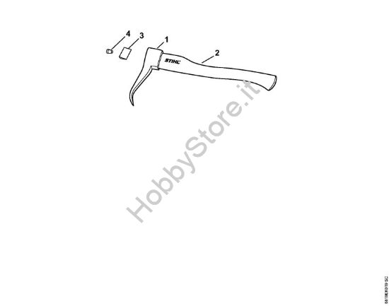 Zappetta Strumenti manuali Zappetta della marca STIHL