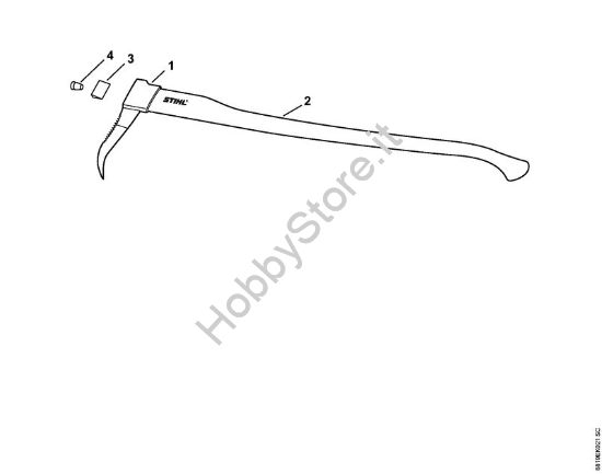 Zappetta Biber Strumenti manuali Zappetta Biber della marca STIHL