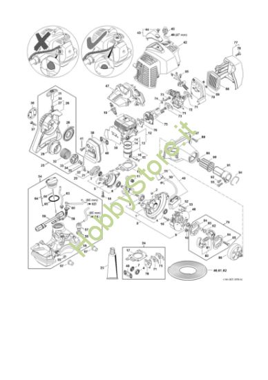 Picture of Gruppo propulsore fino a Numero di matricola 514265117 SP 92 TC-E