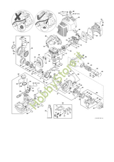Picture of Gruppo propulsore fino a Numero di matricola 514309587 FS 94 C-E